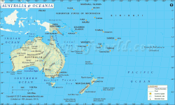 australia-and-oceania-map